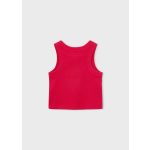 Mayoral bordázott piros top