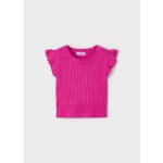 Mayoral bordázott pink top