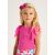 Mayoral bordázott pink top