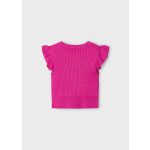 Mayoral bordázott pink top