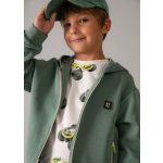 Mayoral zöld kapucnis kardigán