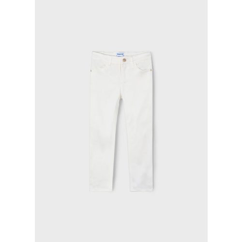 Mayoral hófehér skinny fit fazonú nadrág 