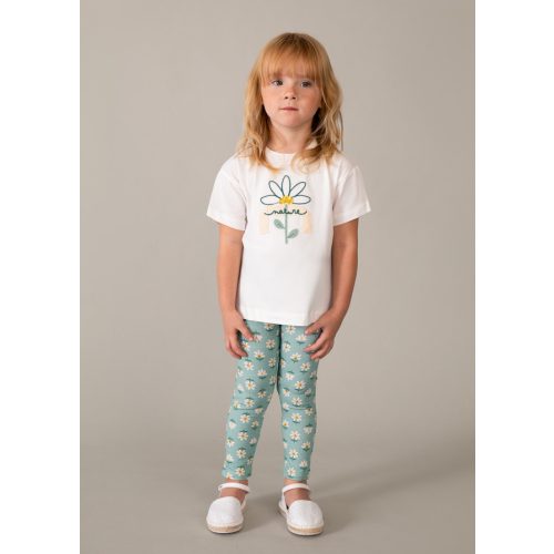 Mayoral virágos leggings - póló szett 