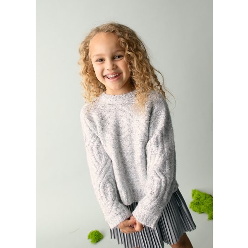 Mayoral gyönyörű szürke csillogó pulóver
