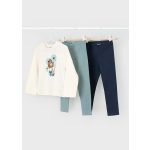 Mayoral két leggings és virágos mintás felső szett 