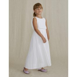 Abel&Lula hófehér pliszírozott nadrágszoknya 