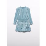 Abel&Lula pliszírozott szoknya és blúz szett 