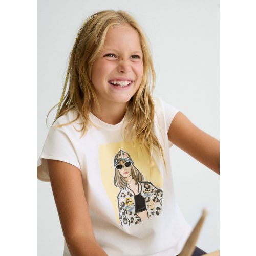 Mayoral csajos mintás póló 