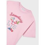 Mayoral rózsaszín laza szabású póló 