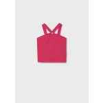 Mayoral bordázott pink top