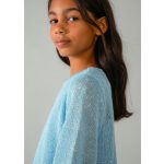 Mayoral türkiz színű kötött felső toppal