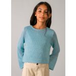 Mayoral türkiz színű kötött felső toppal