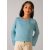 Mayoral türkiz színű kötött felső toppal