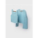 Mayoral türkiz színű kötött felső toppal