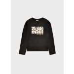 Mayoral fekete alapon mintás felső 