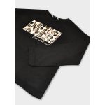 Mayoral fekete alapon mintás felső 