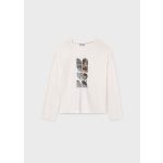 Mayoral fehér alapon mintás felső